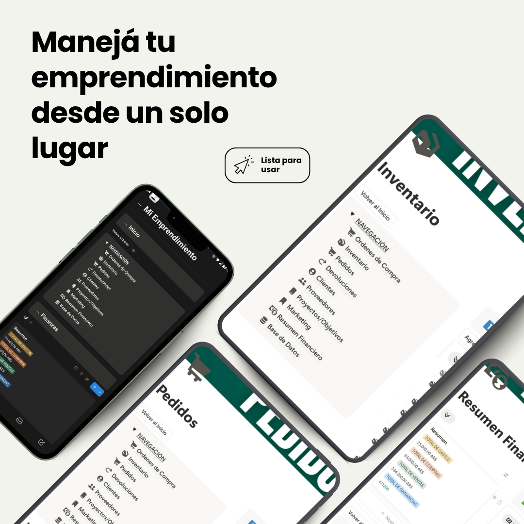 Plantilla Para Emprendedores