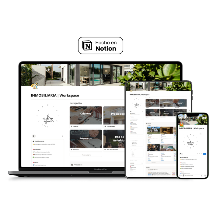 Plantilla Notion | Agentes Inmobiliarios
